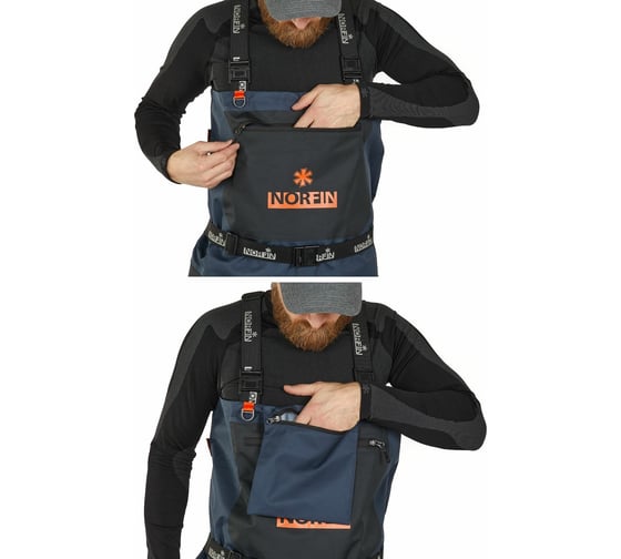 Забродный полукомбинезон с сапогами Norfin  PILOT BOOTFOOT р.46/XXL 82231-46-XXL