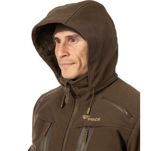 Костюм Pride Wolf Вольф, Hunt-Shell, коричневый, р-р 48-50 рост 182-188 4610097031168