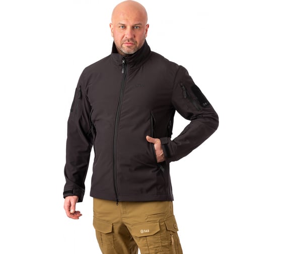Куртка 7.62 Phantom черная, Софт-шелл, р.56-58/XXL, рост 170-176 4610097010224