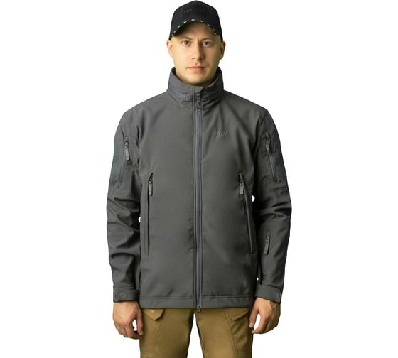 Куртка 7.62 Phantom серая, Софт-шелл, р. 56-58/XXL, рост 170-176 4610097048333