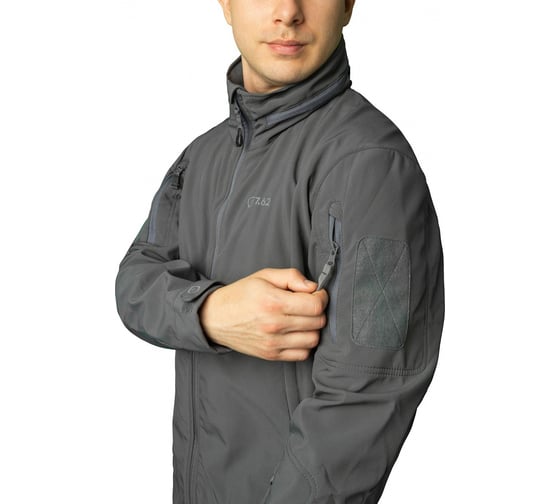 Куртка 7.62 Phantom серая, Софт-шелл, р. 56-58/XXL, рост 170-176 4610097048333