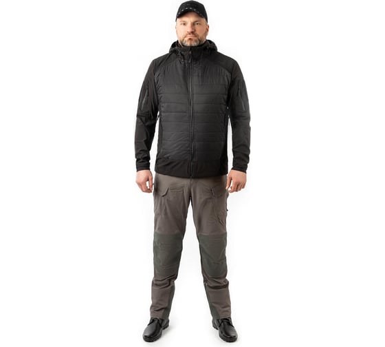Куртка 7.62 Bastion черная, Софт-шелл, р. 56-58/XXL, рост 170-176 4610097049521