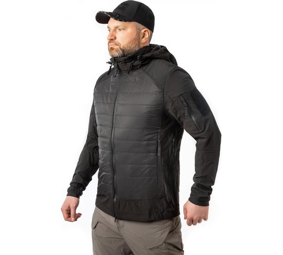 Куртка 7.62 Bastion черная, Софт-шелл, р. 56-58/XXL, рост 170-176 4610097049521