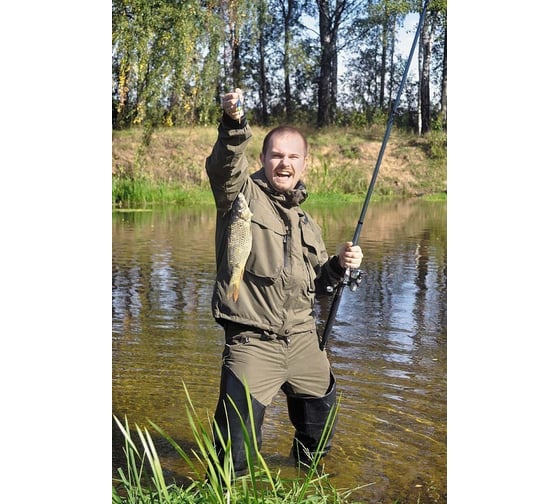 Рыболовная куртка FISHERMAN nova tour Риф XL, хаки 46023-530-XL