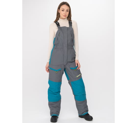 Женский зимний костюм HUNTSMAN Siberia Lady бирюза/серый sl_100-011-56-58/170-176