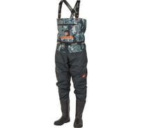 Забродный полукомбинезон с сапогами Norfin PILOT CAMO BOOTFOOT р.46-XXL 83400-46-XXL