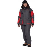 Костюм FISHERMAN nova tour Фишермен Леди серый/красный, р.XXL 46193-055-XXL