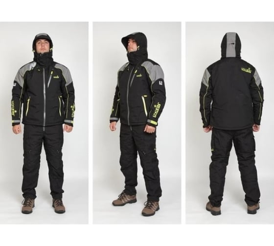 Демисезонный костюм Norfin VERITY чёрный 04 р.XL 716004-XL