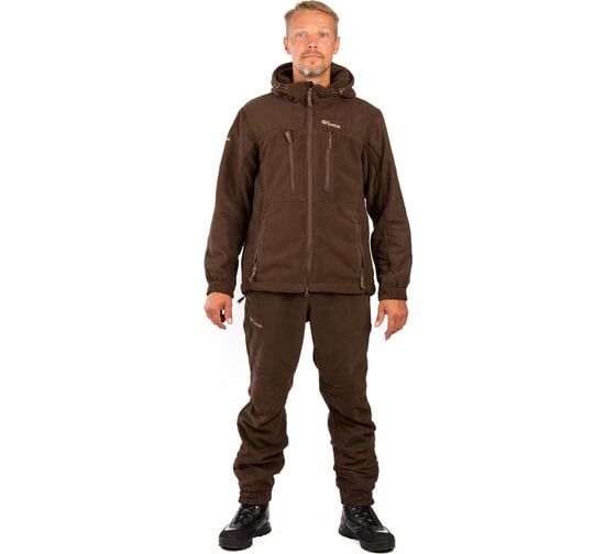 Флисовый костюм Pride Якут, коричневый, размер 56-58, рост 170-176 4610097026591 1