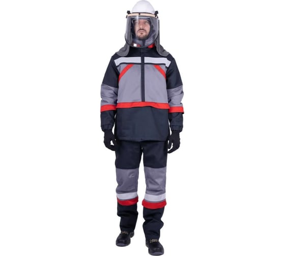 Костюм ГК Спецобъединение ЭлектроСтоп ТЕРМО противоэнцефалитный ЗЭТВ 30.4 кал/см2, (Куртка+брюки) (104-108, 194-200), компл, В/хнЭм-2/104/194