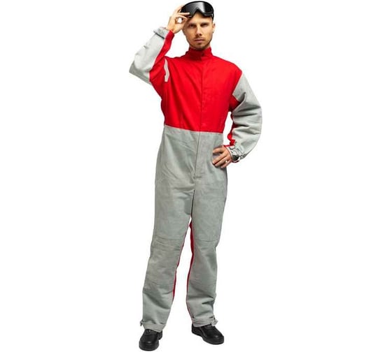 Комбинезон пескоструйщика Ф красный 011-11-32 1