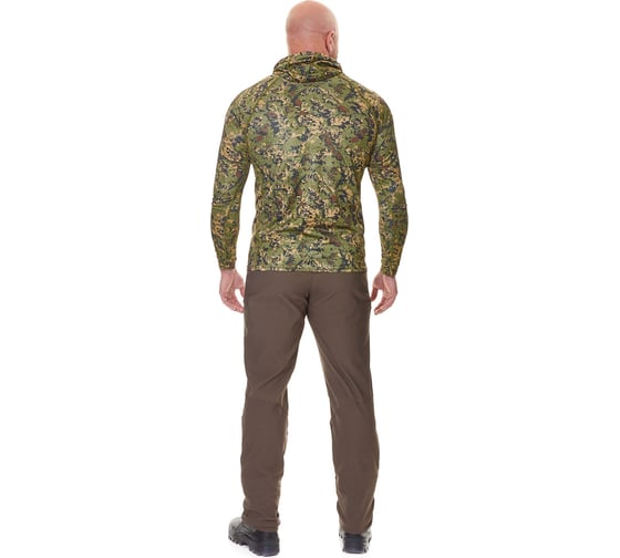 Лонгслив с капюшоном Pride Ocelot/Оцелот зеленый лес PRLSH-01GFST размер M 4610097034985