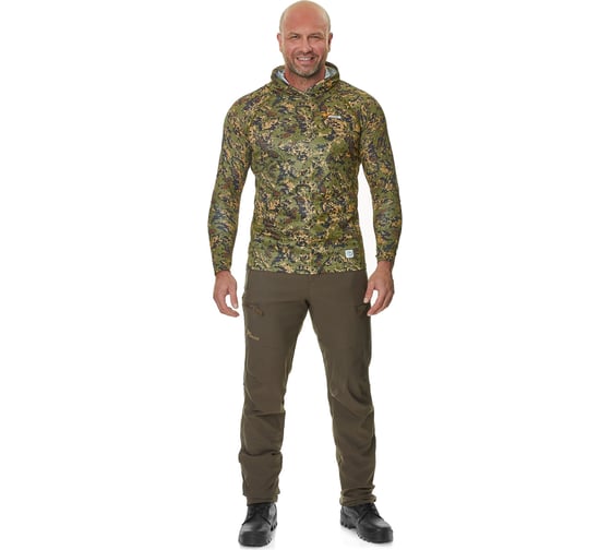 Лонгслив с капюшоном Pride Ocelot/Оцелот зеленый лес PRLSH-01GFST размер XL 4610097035005