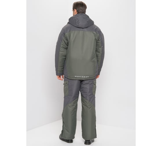 Зимний костюм Huntsman Канада ткань Оксланд цвет Хаки/Графит, НФ-000002687/48-50/182-188
