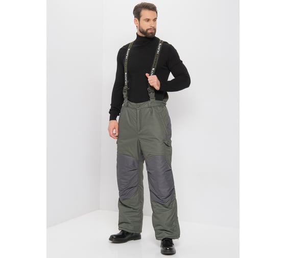Зимний костюм Huntsman Канада ткань Оксланд цвет Хаки/Графит, НФ-000002688/52-54/170-176