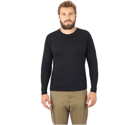 Футболка с длинным рукавом ГК Спецобъединение черная Бел 053.02/2XL