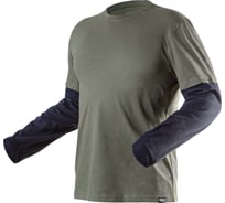 Футболка с длинным рукавом NEO Tools оливковая, размер L 81-616-L