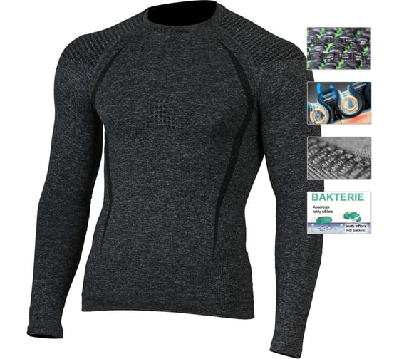 Мужская футболка Lasting TOLO черная, р. L-XL TOLO8990LXL 1
