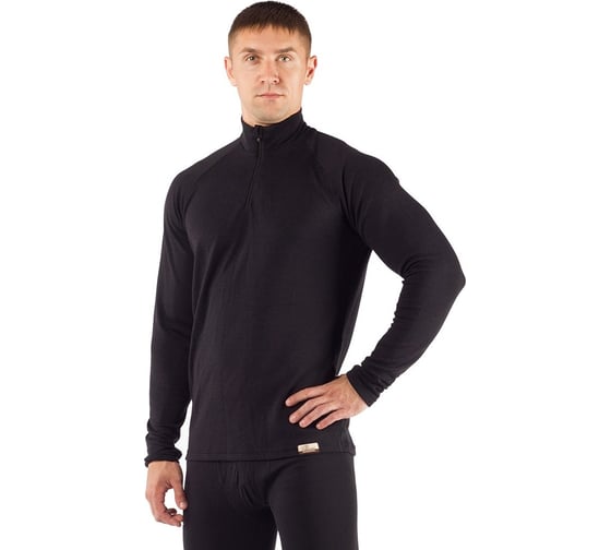 Мужская футболка Lasting WIRY шерсть, черный, M WIRY9099M