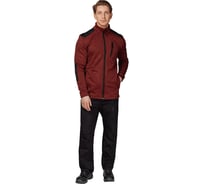 Трикотажная куртка Прабо Валма красный меланж/черный, р-р 56-58/170-176 53888