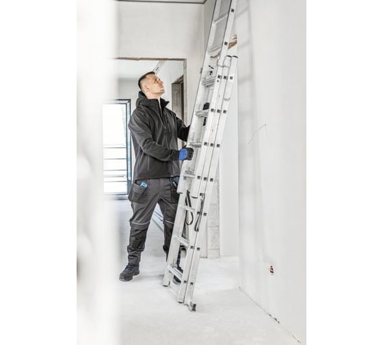 Куртка HOEGERT TECHNIK DITTER SOFTSHELL с капюшоном черная M (50) HT5K260-M