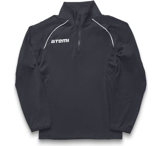 Толстовка тренировочная с короткой молнией ATEMI черный AJKT-003JSS23-BLK (152) 00-00009555-152 1