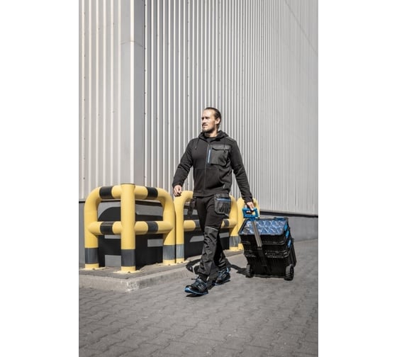 Толстовка черная HOEGERT TECHNIK THEO S (48) HT5K903-S