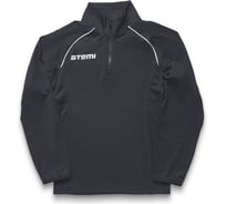 Толстовка тренировочная ATEMI AJKT-003JSS23-BLK с короткой молнией, цвет черный, 128 00-00009555-128