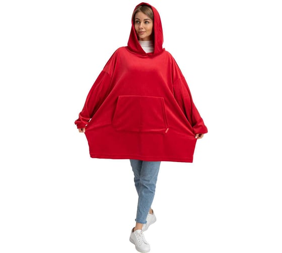 Худи ROUTEMARK Blanket Hoodie Travel Red hoody-red 1