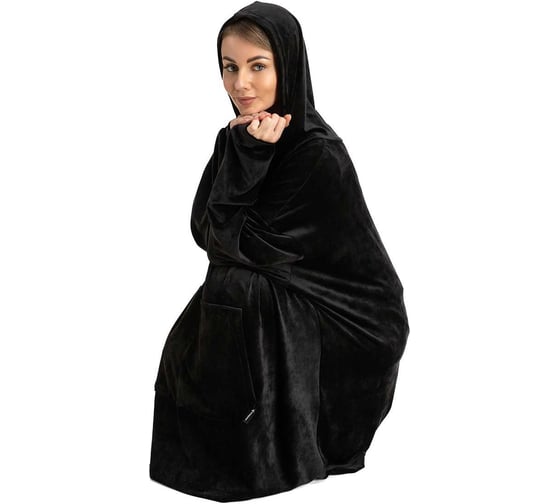 Худи ROUTEMARK Blanket Hoodie Travel Black hoody-black