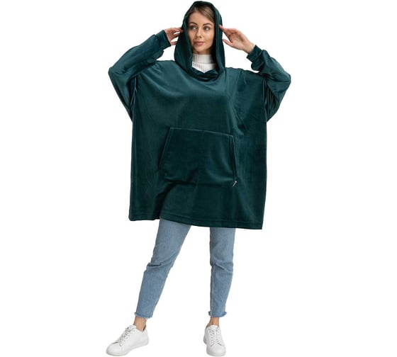 Худи ROUTEMARK Blanket Hoodie Travel Emerald hoody-emerald 1