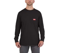 Лонгслив WORK-XXL, черный Milwaukee 4932493037