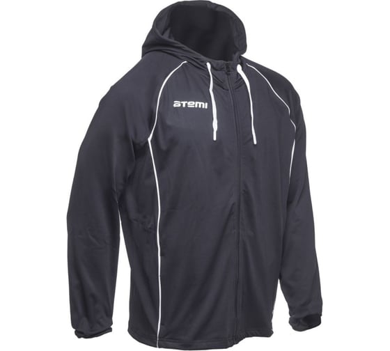 Толстовка парадная с капюшоном ATEMI AJKT-002SS23-BLK цвет черный, размер XL 00-00009567-XL