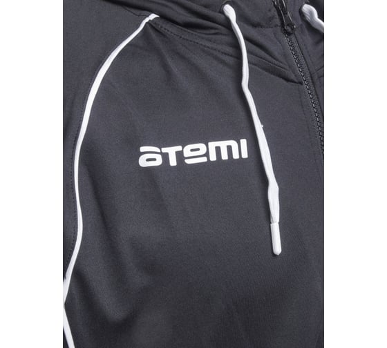 Толстовка парадная с капюшоном ATEMI AJKT-002SS23-BLK цвет черный, размер S 00-00009567-S