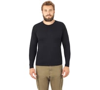 Футболка ГК Спецобъединение длинный рукав, черная, 160 г/м2, Бел 053.02/M