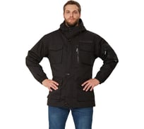 Куртка демисезонная URSUS "КОНТРОЛ-ВЕСНА/ОСЕНЬ" цвет ЧЕРНЫЙ, ткань ТВИЛ РИП-СТОП КУР677-ЧЕРНЫЙ/60-62, 158-164