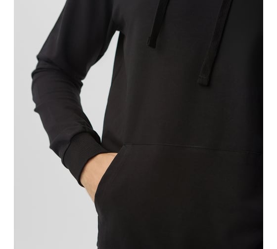 Толстовка мужская с капюшоном MIST Men's casual размер 52, черный 10197642