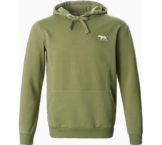 Толстовка мужская с капюшоном MIST Men's casual размер 54, зеленый 10197637
