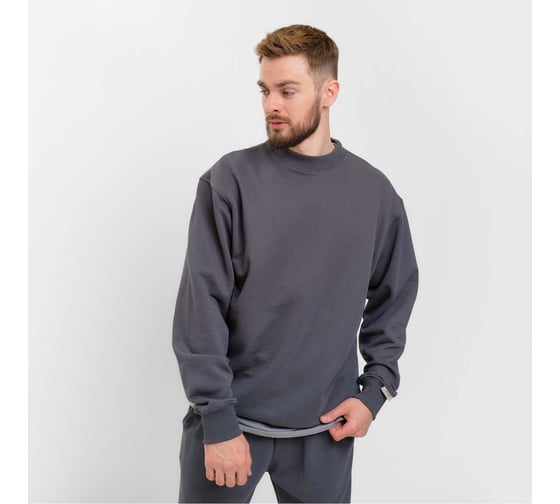 Толстовка мужская MIST Men's casual размер 54, графитовый 9670513