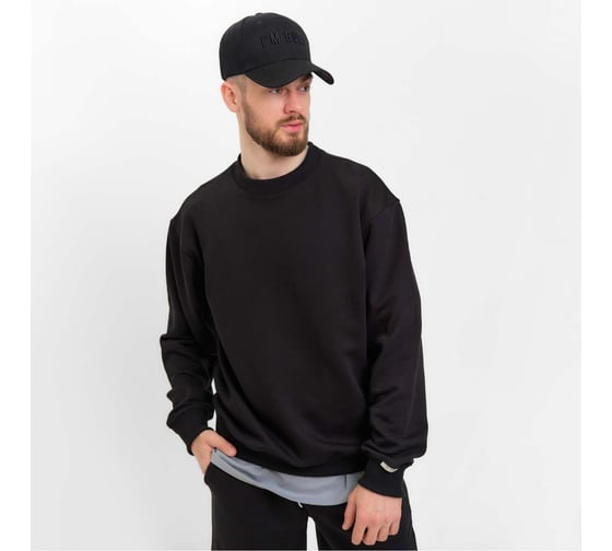 Толстовка мужская MIST Men's casual размер 56, черный 9670509