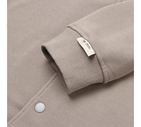 Толстовка мужская (бомбер) MIST Men's casual размер 54, серо-бежевый 9670453