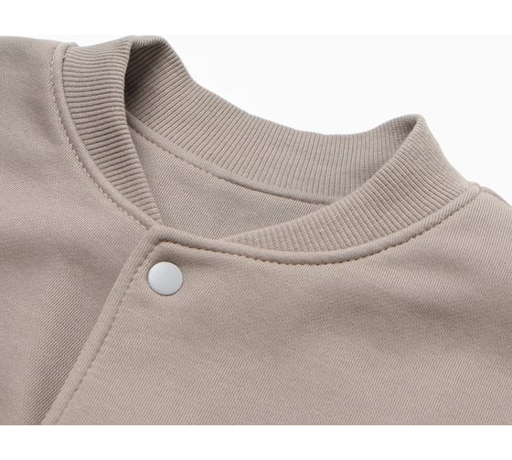 Толстовка мужская (бомбер) MIST Men's casual размер 54, серо-бежевый 9670453