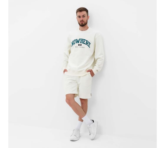 Толстовка мужская MIST Men's casual размер 54, молочный 9670558