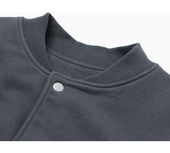 Толстовка мужская (бомбер) MIST Men's casual размер 52, графитовый 9670457