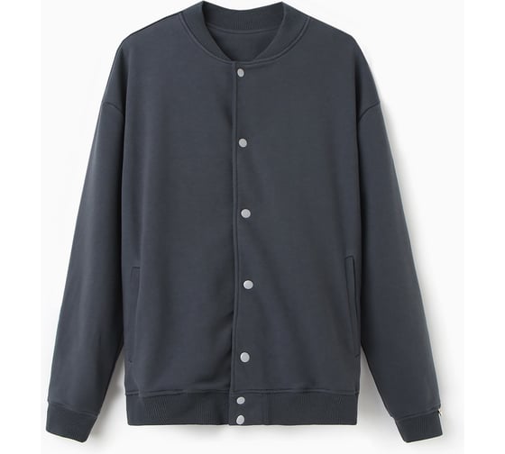Толстовка мужская (бомбер) MIST Men's casual размер 52, графитовый 9670457