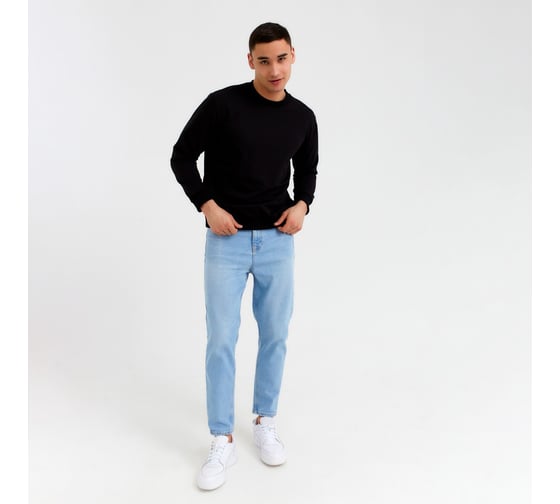 Джемпер (свитшот) мужской MINAKU Casual collection MAN цвет чёрный, размер 56 7452099