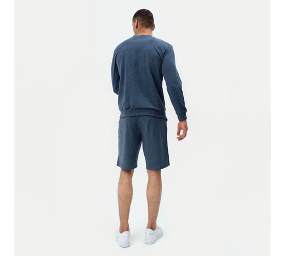 Джемпер (свитшот) мужской MINAKU Casual collection MAN цвет индиго меланж, размер 50 7452106
