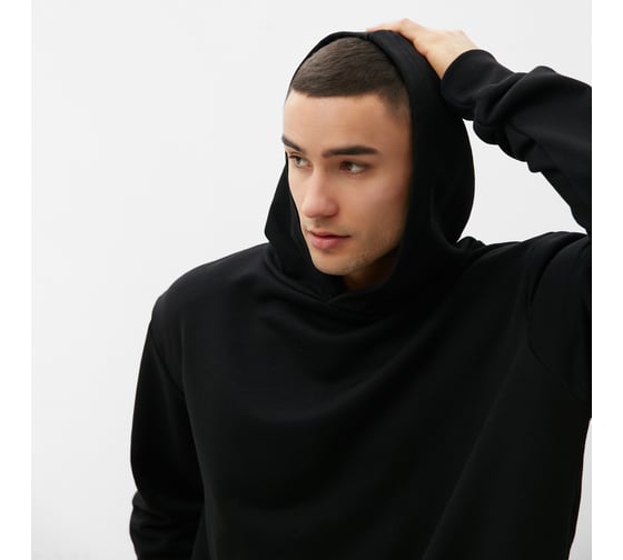 Толстовка мужская MINAKU Casual Collection цвет черный, размер 56 9467798