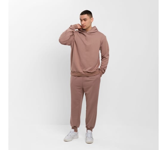 Толстовка мужская MINAKU Casual Collection цвет темно-бежевый, размер 44 9467811