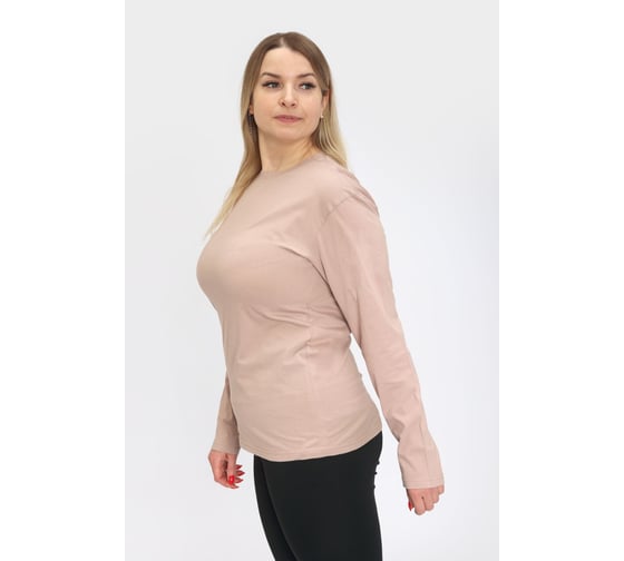 Футболка с длинным рукавом (Лонгслив) Orlov-sky 320057/8 пл.160 гр/м2, р-р 48-50 цв.сфинкс KKW 4670093485150 1